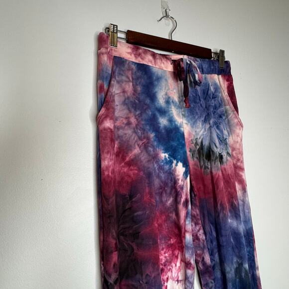 Laila Jayde Tie Dye Joggers Multicolor Soft Stretch NWT Women’s Medium - Picture 3 of 10